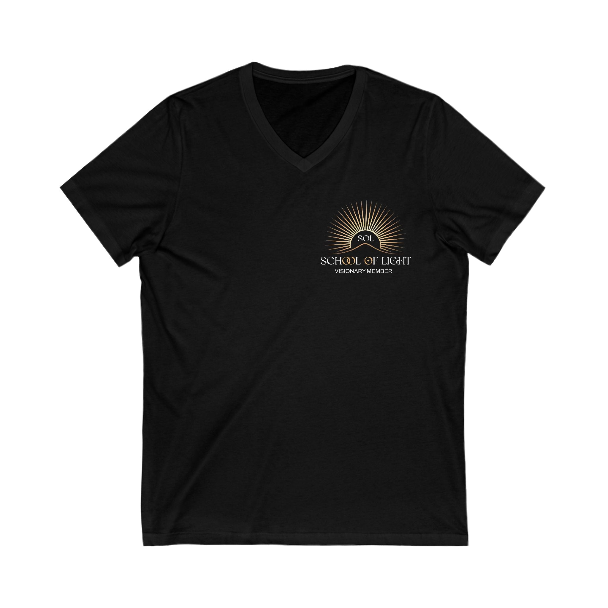 School of Light Unisex V-Neck Tee - Visionary Member