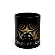 Inspirational School of Light Mug - 11oz & 15oz Black Coffee Cup